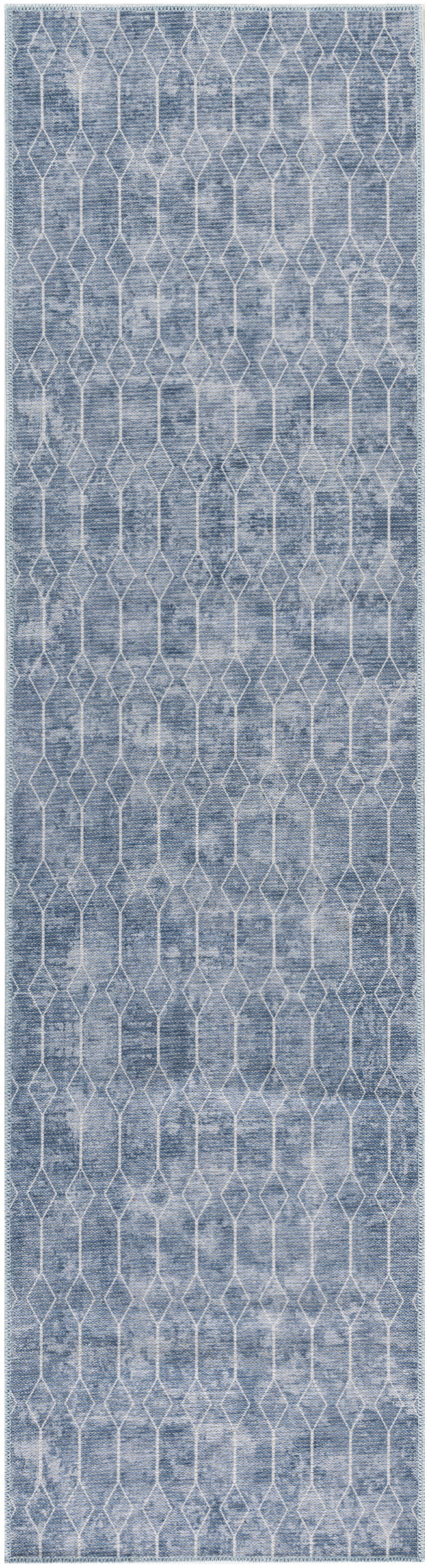 New Concept Washables SR107 Blue Rug - Runner
