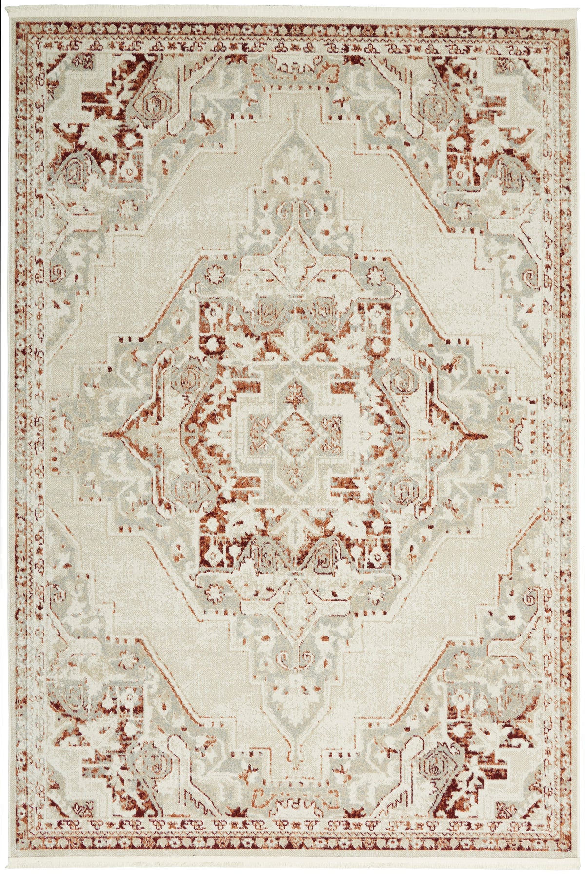 Carina CNA01 Brick Silver Rug - Rectangle