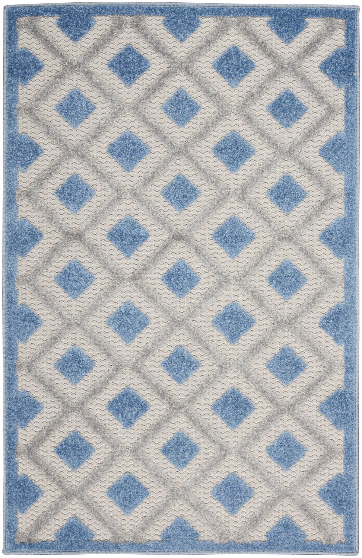 Aloha ALH26 Blue Grey Rug - Rectangle
