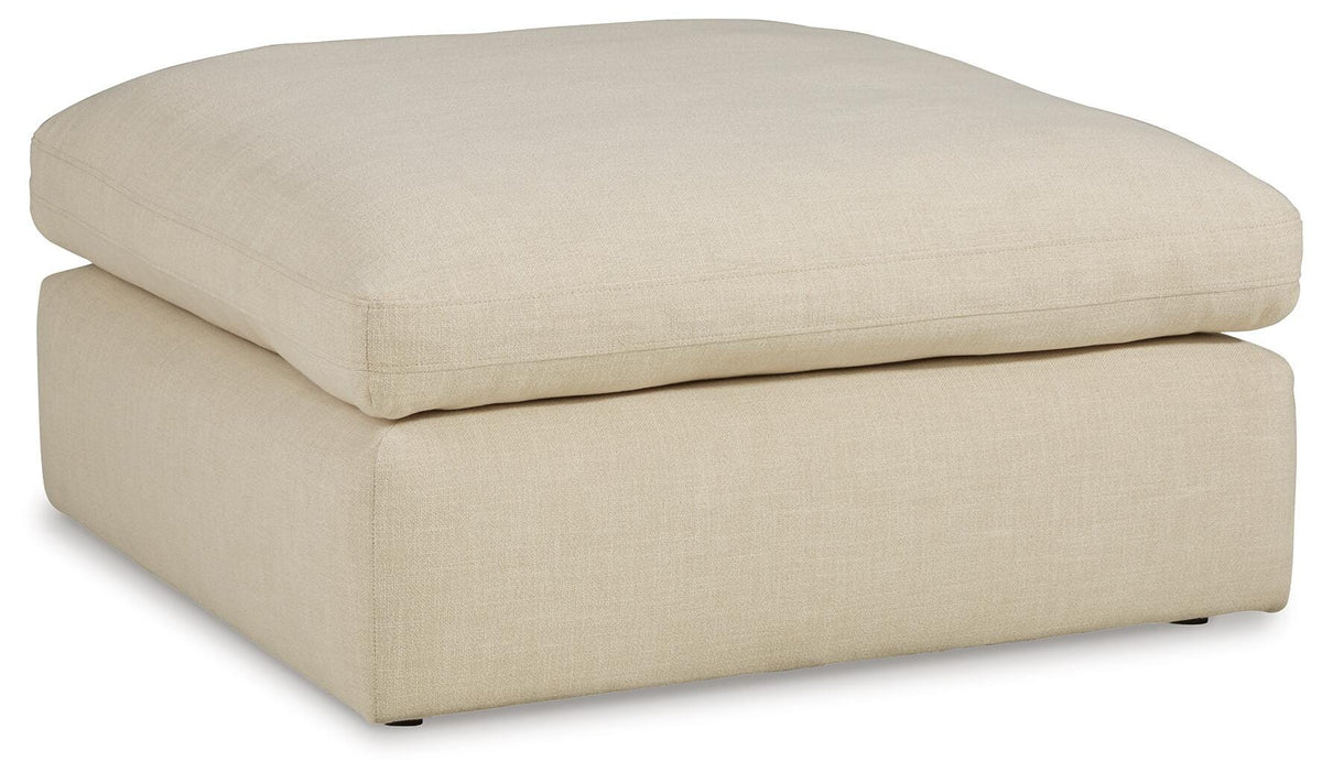 Elyza Oversized Accent Ottoman Chenille