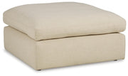Elyza Oversized Accent Ottoman Chenille