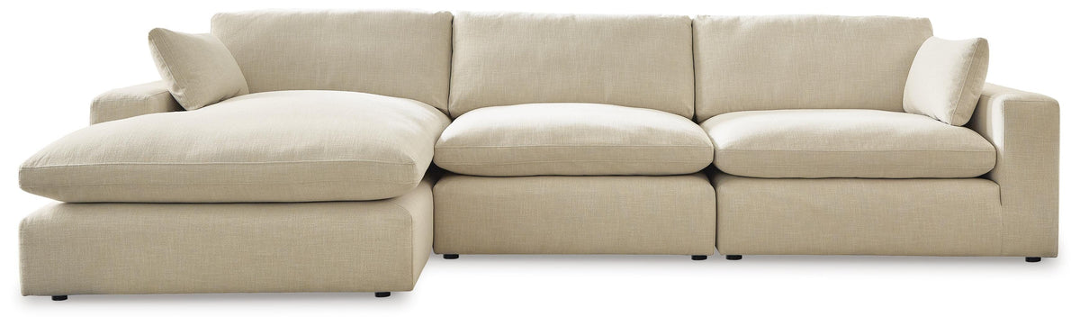 Elyza 3-Piece Sectional with Chaise Chenille