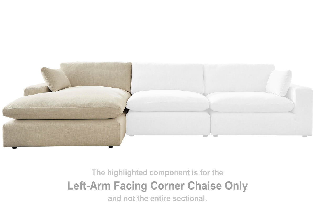 Elyza LAF Corner Chaise Chenille