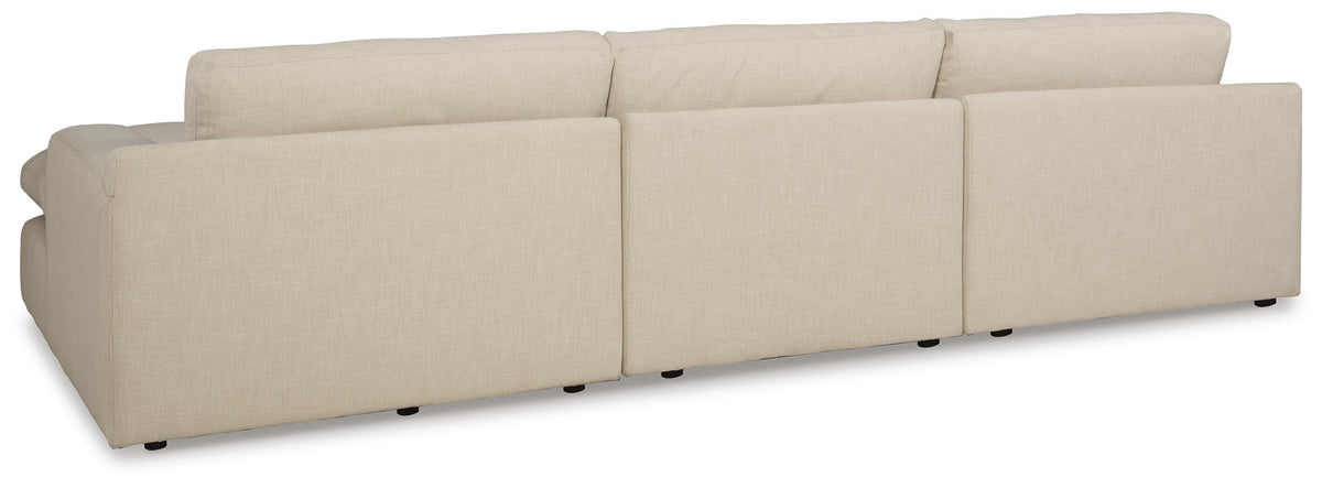 Elyza 3-Piece Sectional with Chaise Chenille