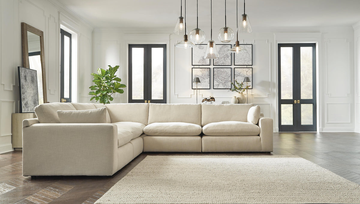 Elyza 5-Piece Sectional Chenille