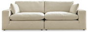 Elyza 2-Piece Sectional Loveseat Chenille