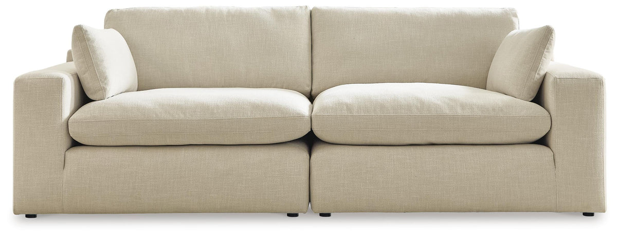 Elyza 2-Piece Sectional Loveseat Chenille