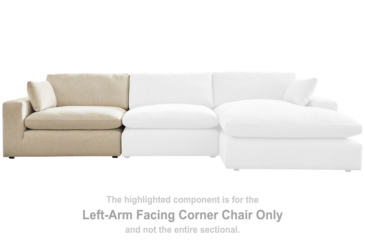 Elyza LAF Corner Chair Chenille