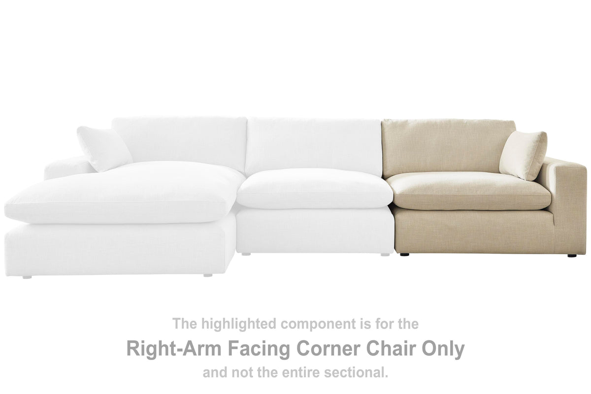 Elyza RAF Corner Chair Chenille