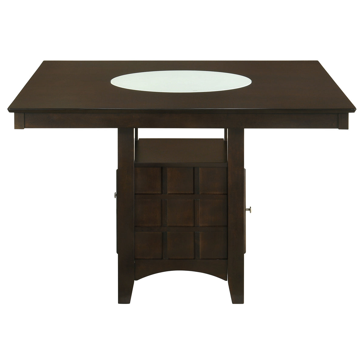 Gabriel 5-Piece Upholstered-Back Counter Height Dining Set Cappuccino