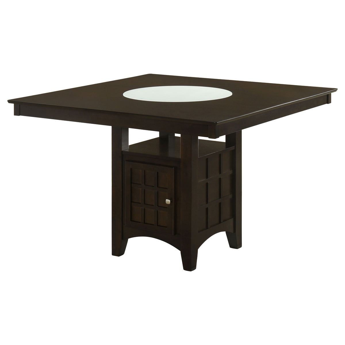 Gabriel 7-Piece Upholstered-Back Counter Height Dining Set Cappuccino