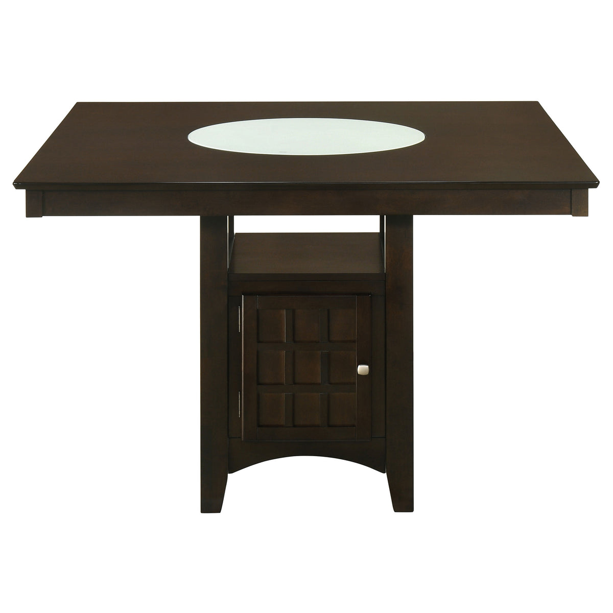 Gabriel 7-Piece Upholstered-Back Counter Height Dining Set Cappuccino