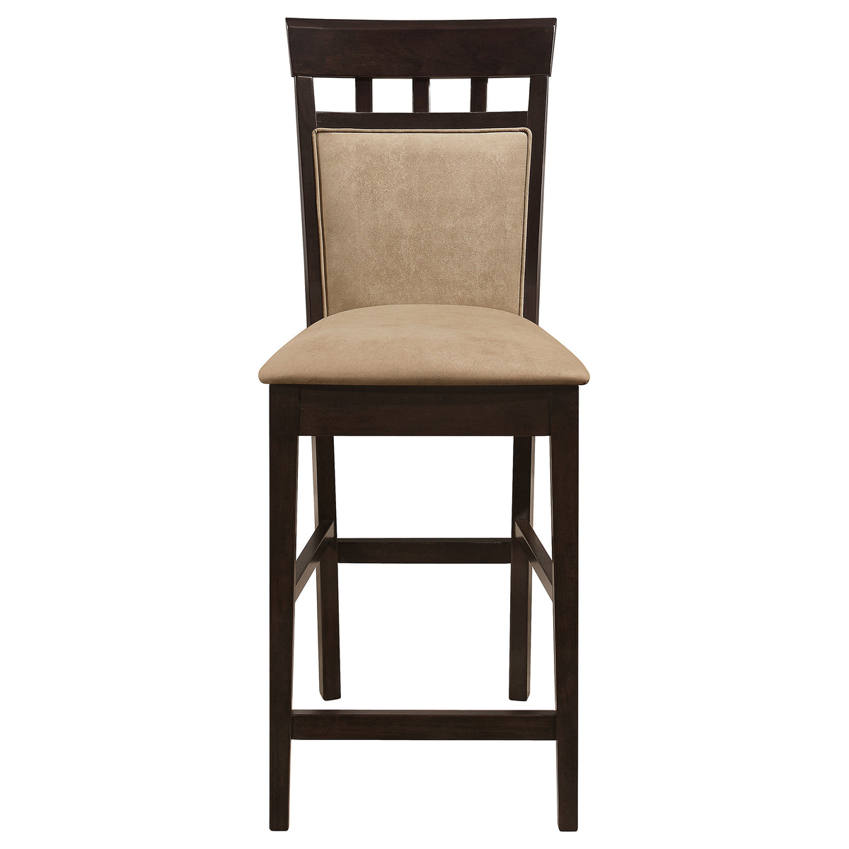 Gabriel 7-Piece Upholstered-Back Counter Height Dining Set Cappuccino