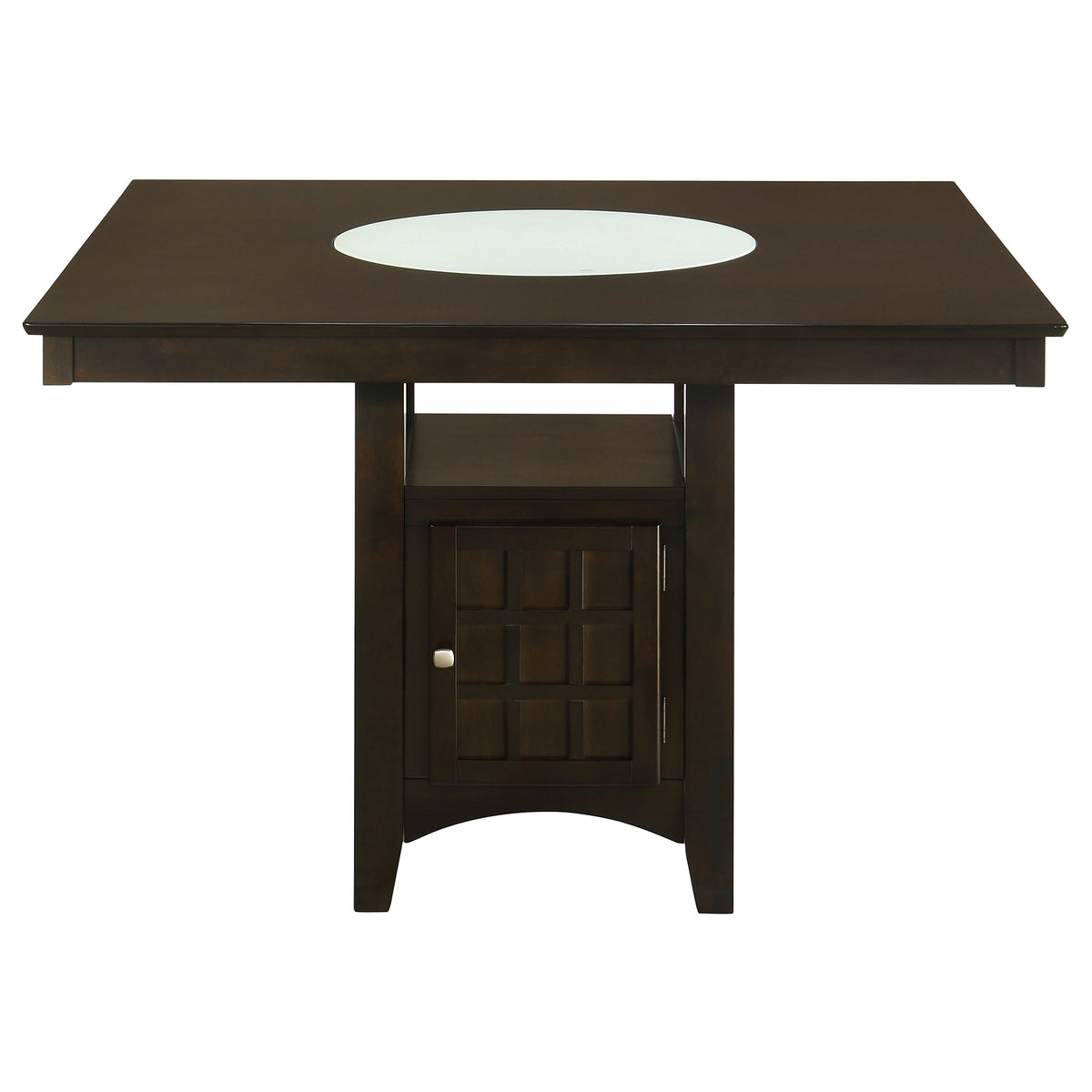 Gabriel 7-Piece Lattice-Back Counter Height Dining Set Cappuccino
