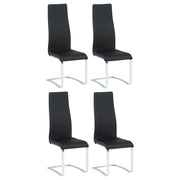 Montclair Upholstered Dining Side Chair (Set of 4) - Black