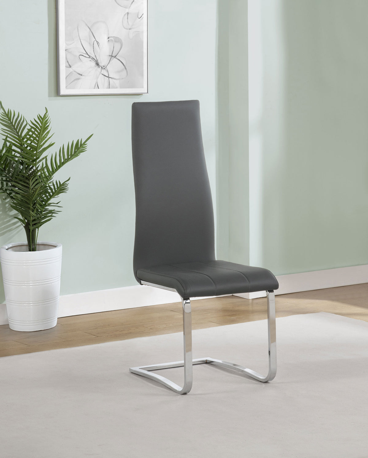 Montclair Upholstered Dining Side Chair (Set of 4) - Grey