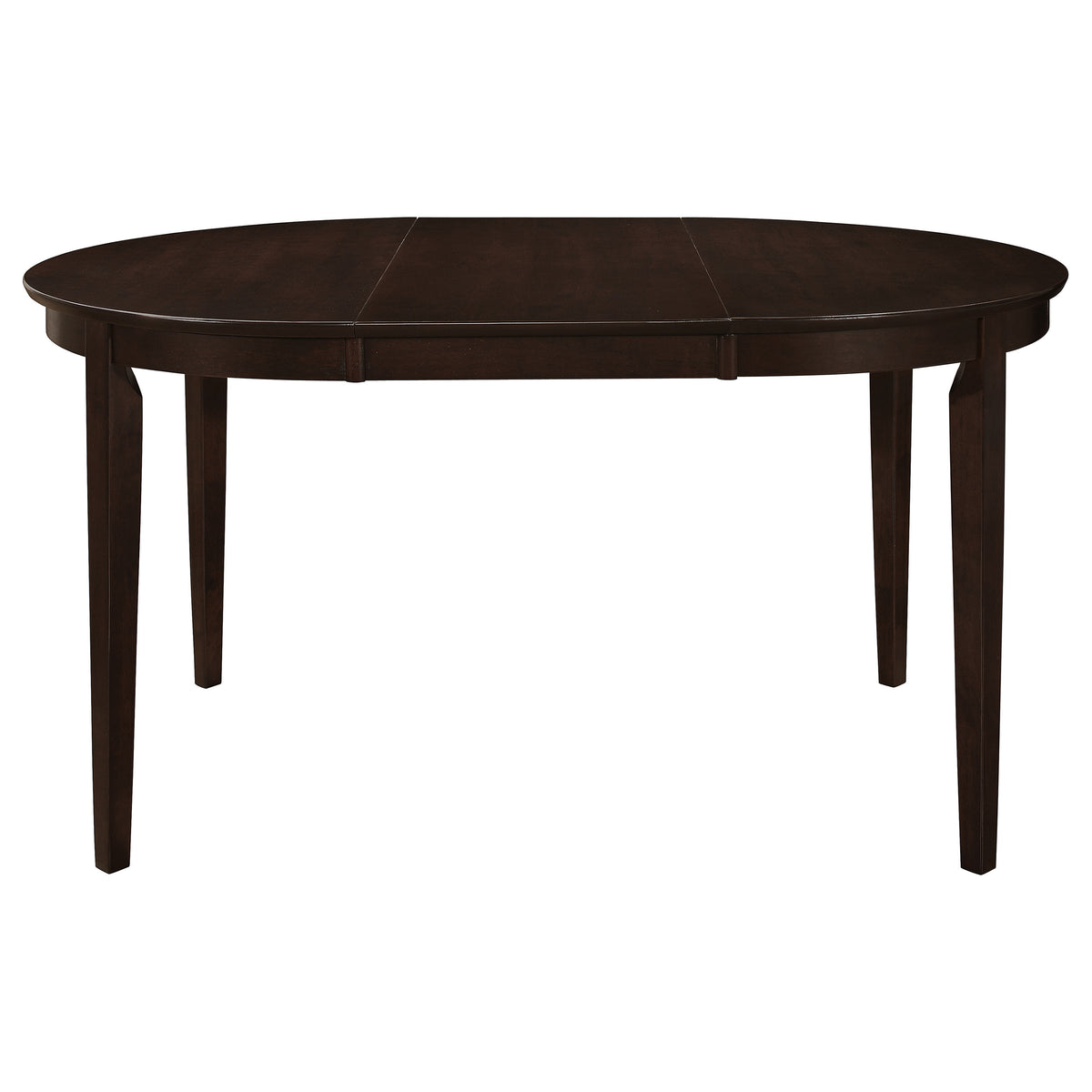 Gabriel 5-Piece Lattice-Back Oval Extension Dining Set Cappuccino