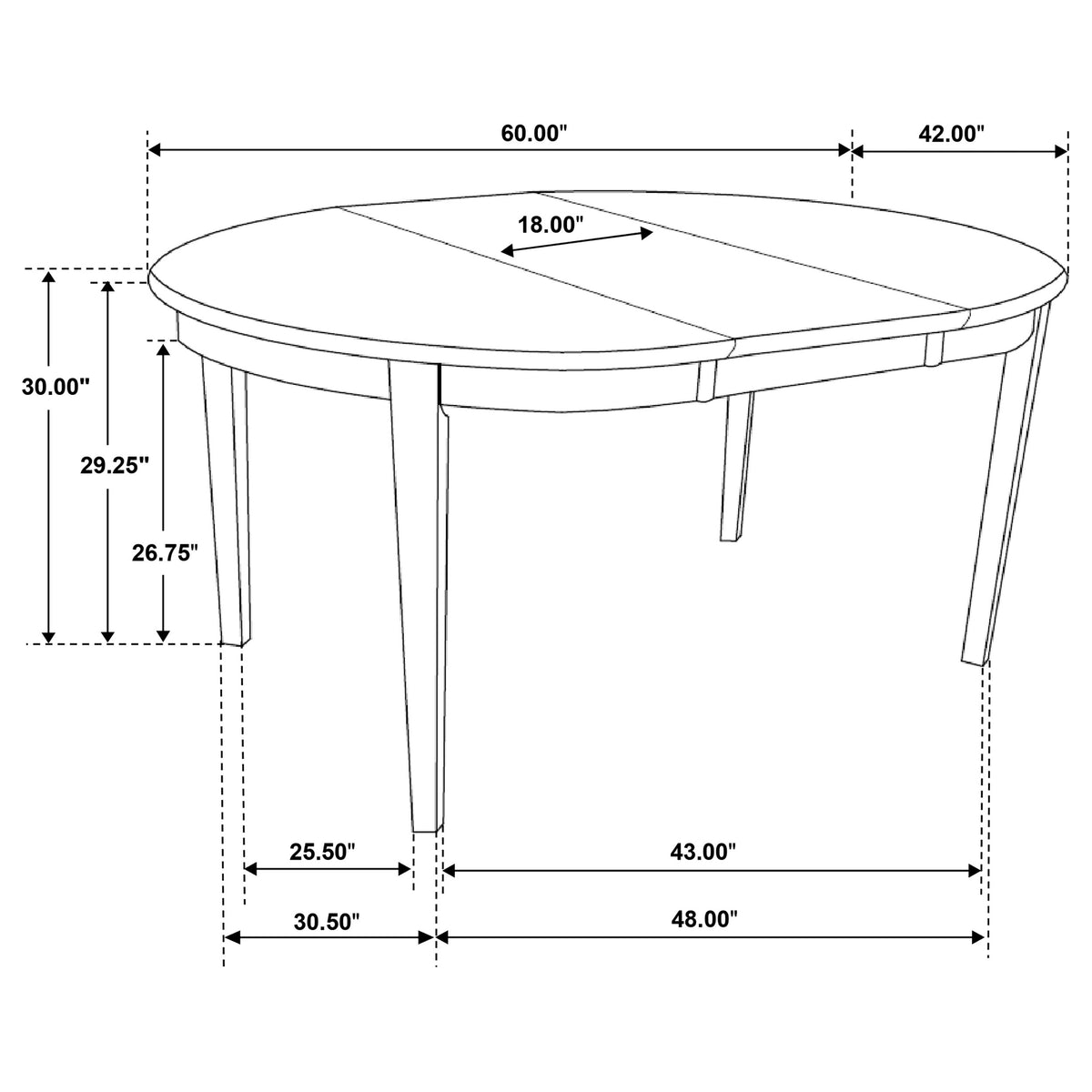 Gabriel 5-Piece Lattice-Back Oval Extension Dining Set Cappuccino