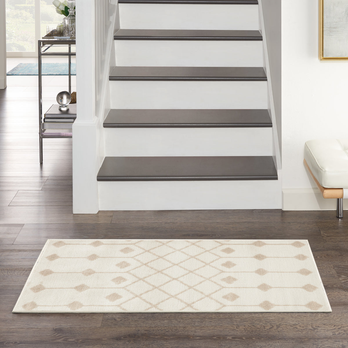 Grafix GRF37 Ivory Beige Rug - room scene