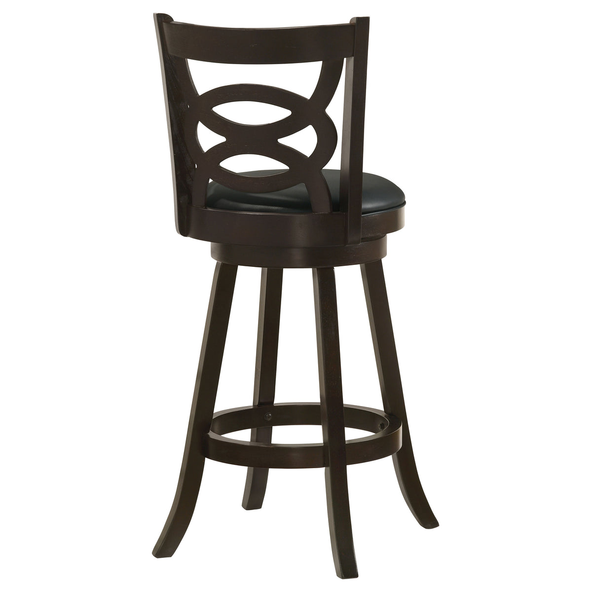 Calecita Wood Swivel Bar Chair Cappuccino (Set of 2)
