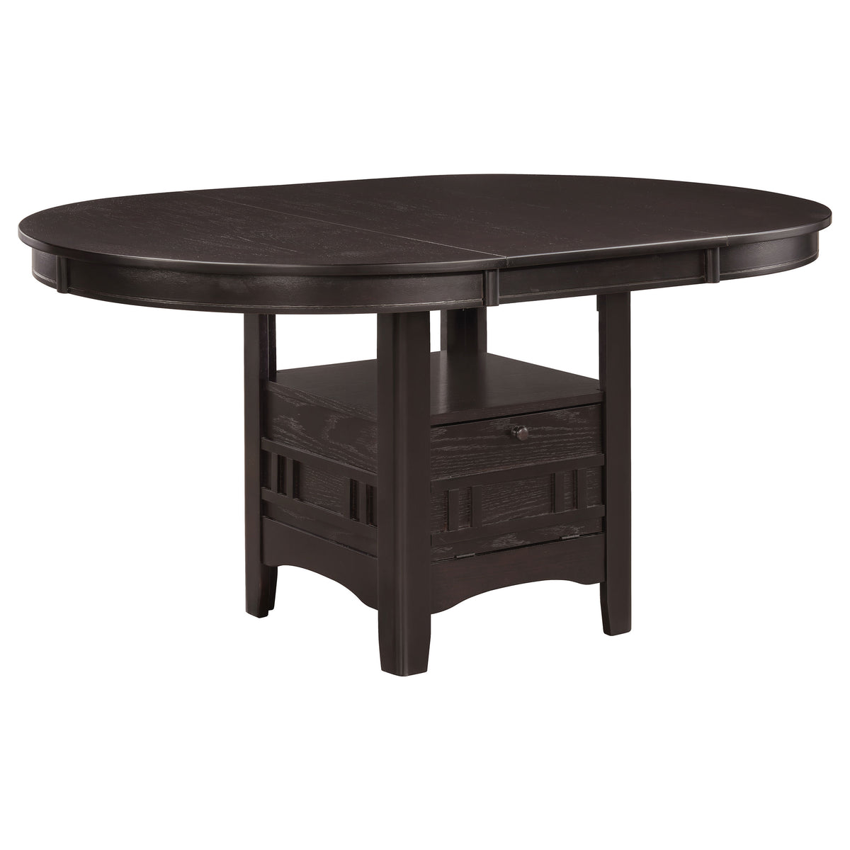 Lavon 5-piece Oval Extension Leaf Dining Set - Espresso