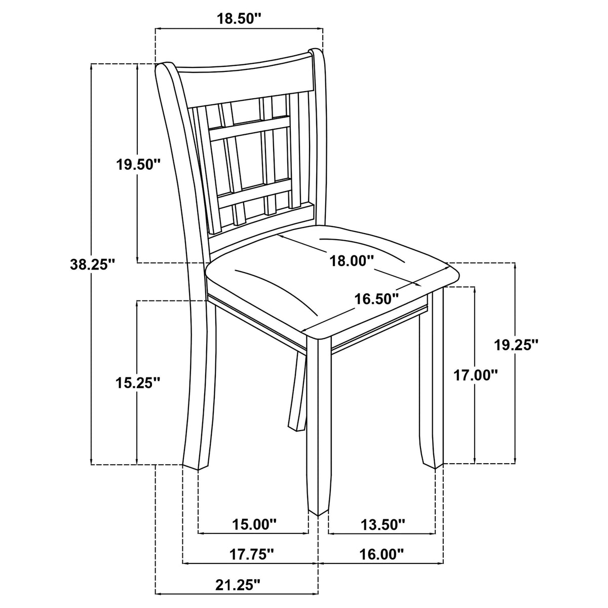 Lavon 5-piece Oval Extension Leaf Dining Set - Espresso