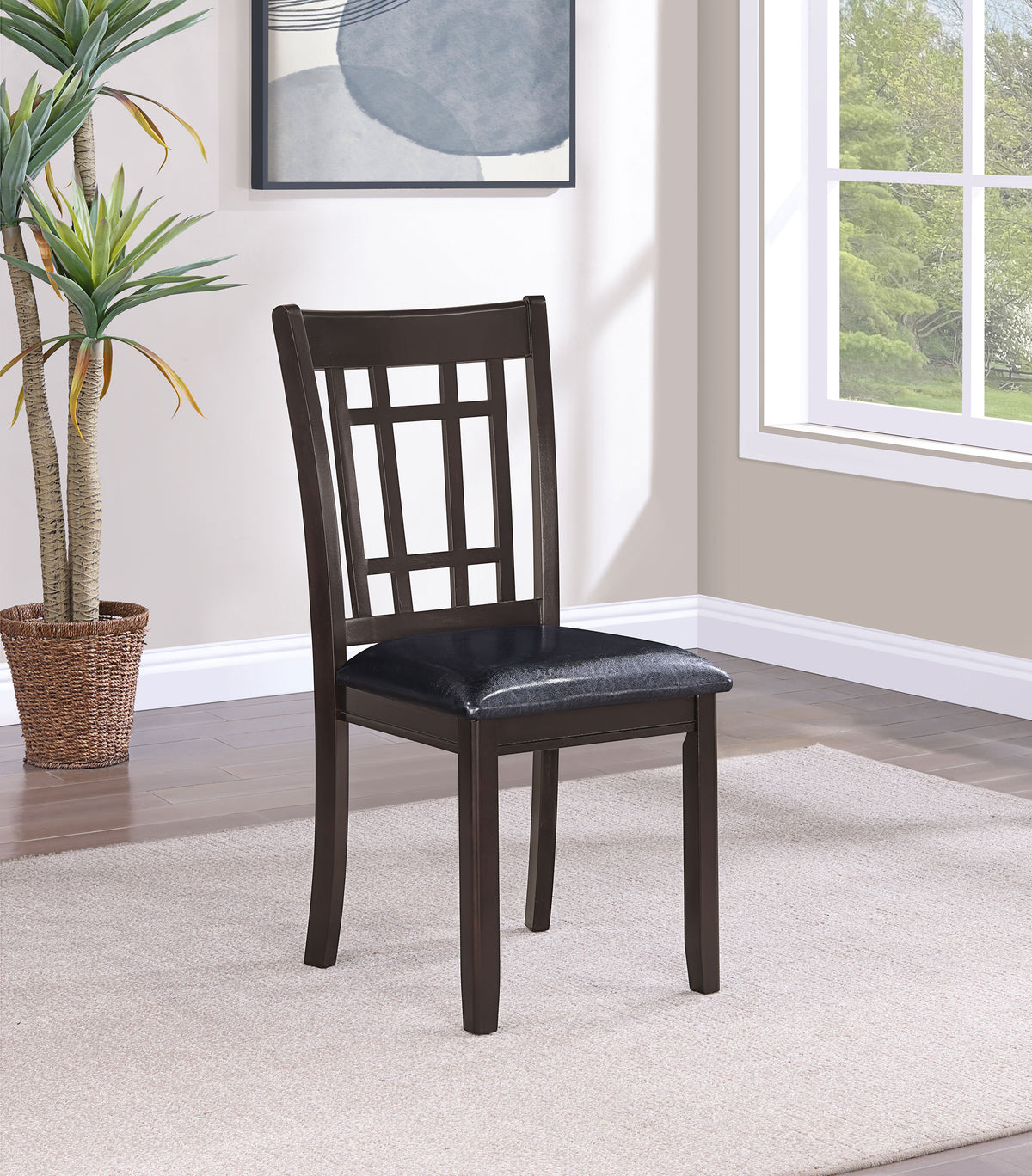 Lavon Wood Dining Side Chair (Set of 2) - Espresso
