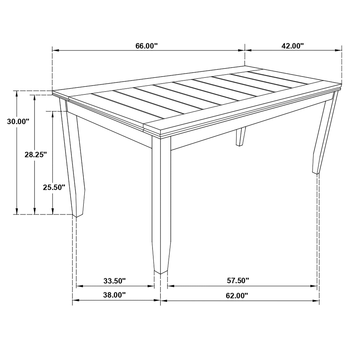 Dalila 5-piece Rectangular Dining Table Set - Grey
