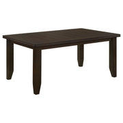 Dalila Rectangular 66-inch Wood Dining Table - Cappuccino