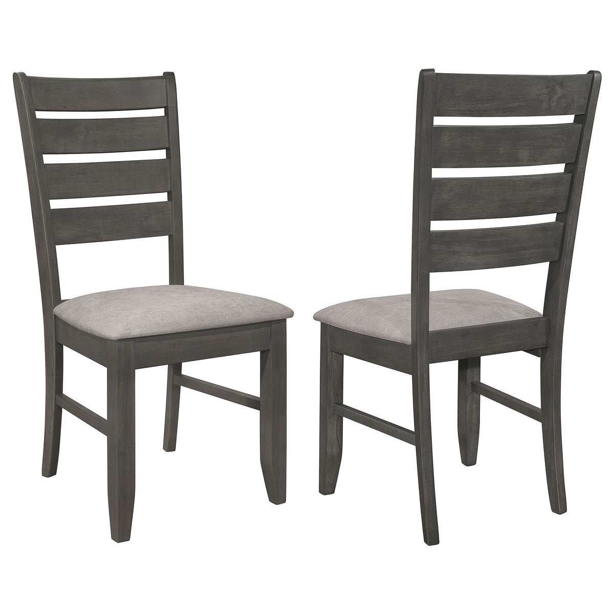 Dalila Wood Dining Side Chair (Set of 2) - Grey