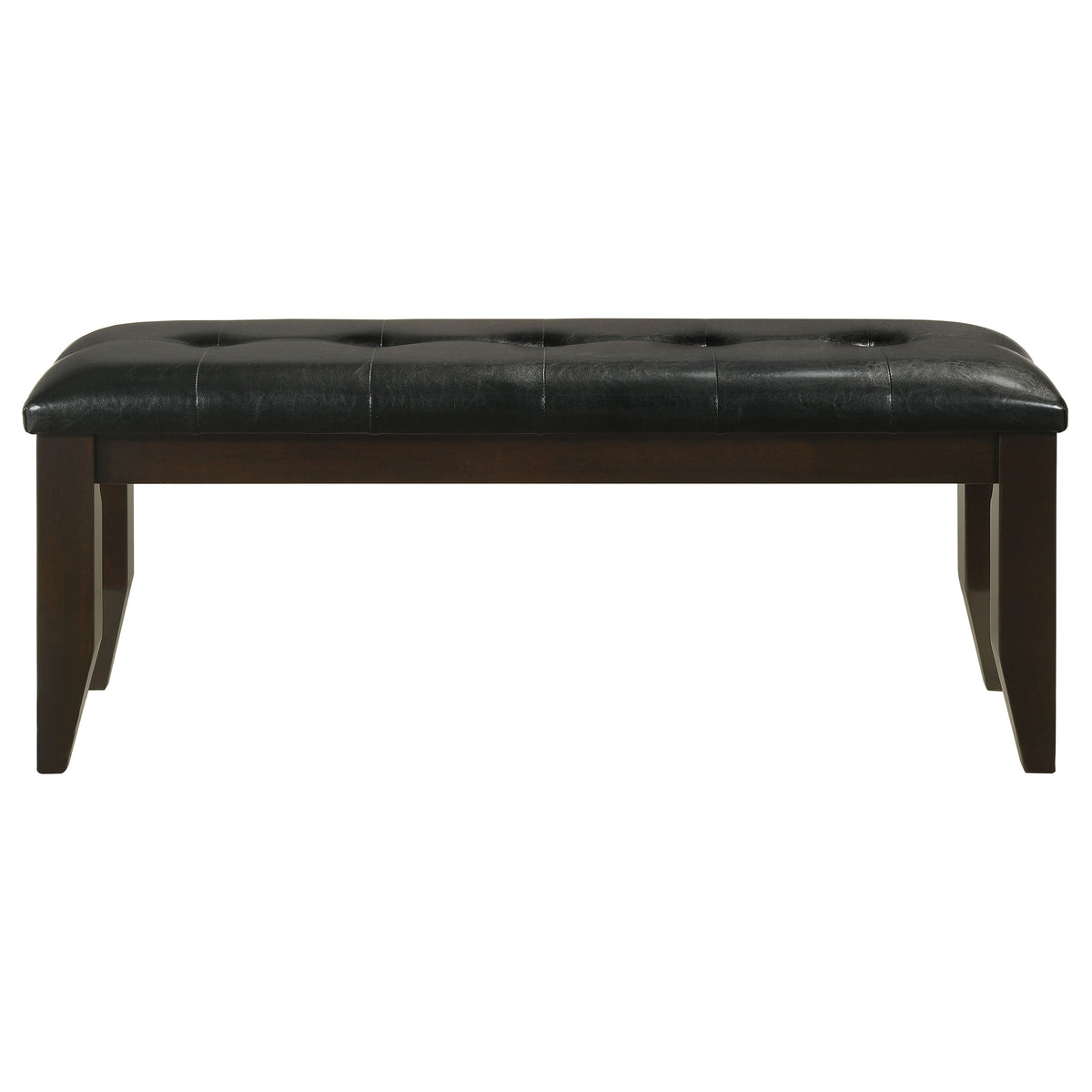 Dalila Upholstered Wood Dining Bench - Cappuccino