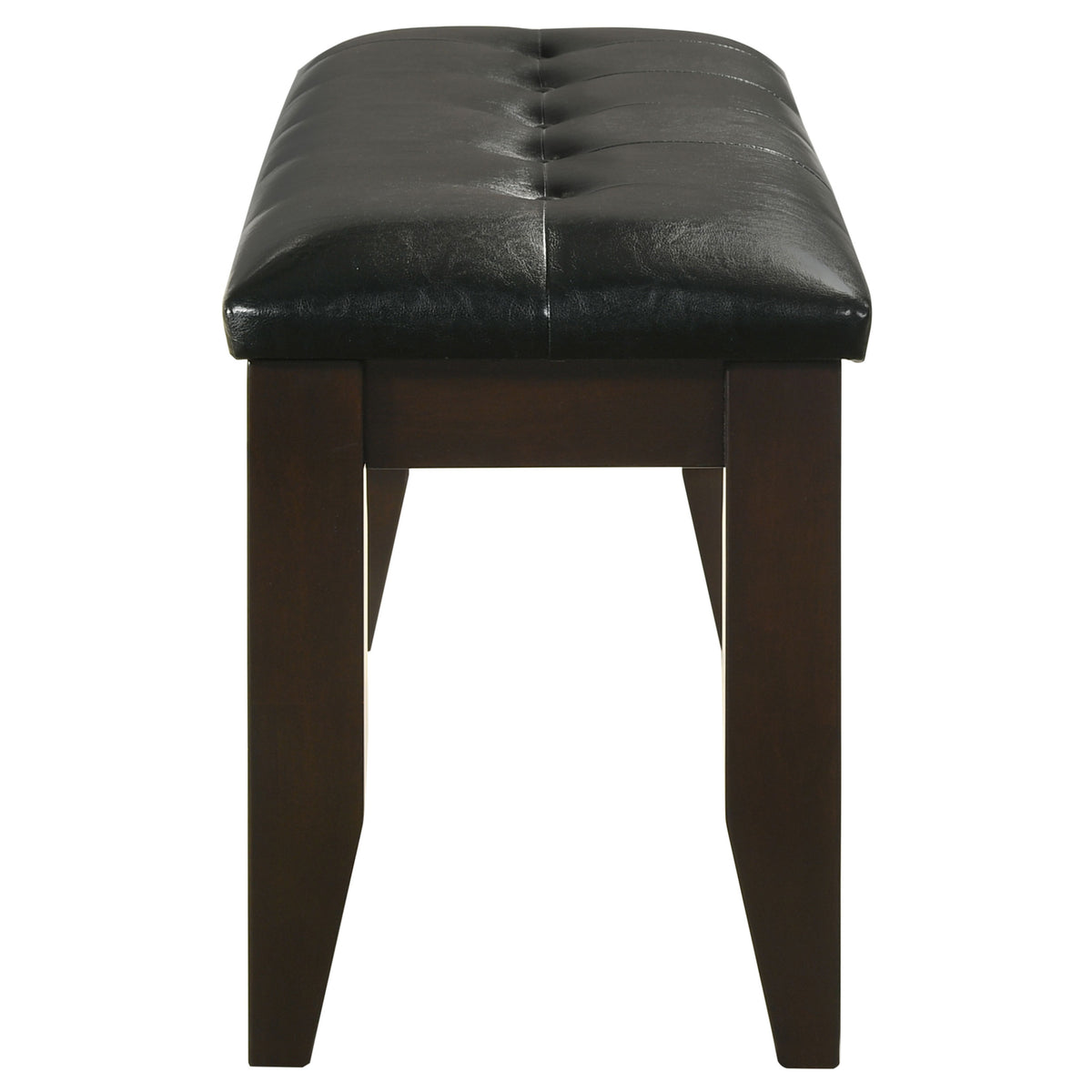 Dalila Upholstered Wood Dining Bench - Cappuccino