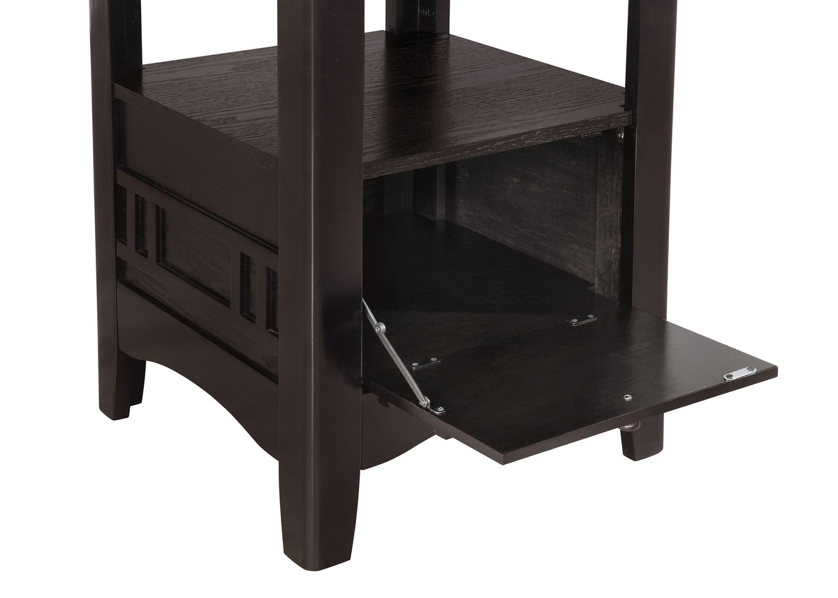 Lavon 5-piece Oval Counter Height Extension Dining Set - Espresso