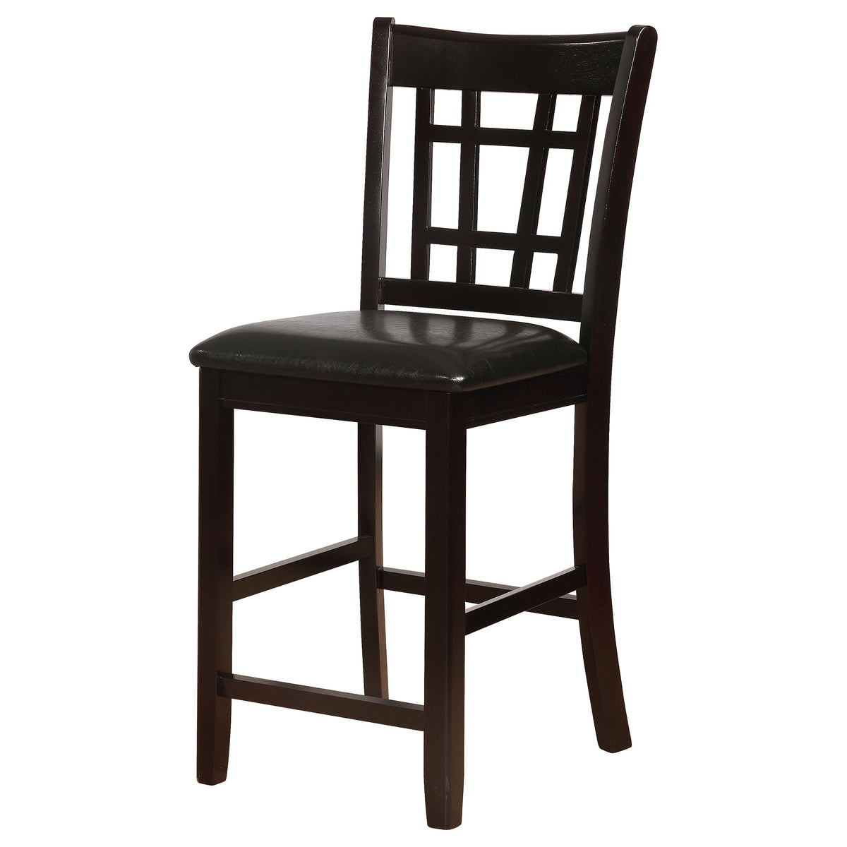 Lavon Wood Counter Height Dining Chair (Set of 2) - Black and Espresso
