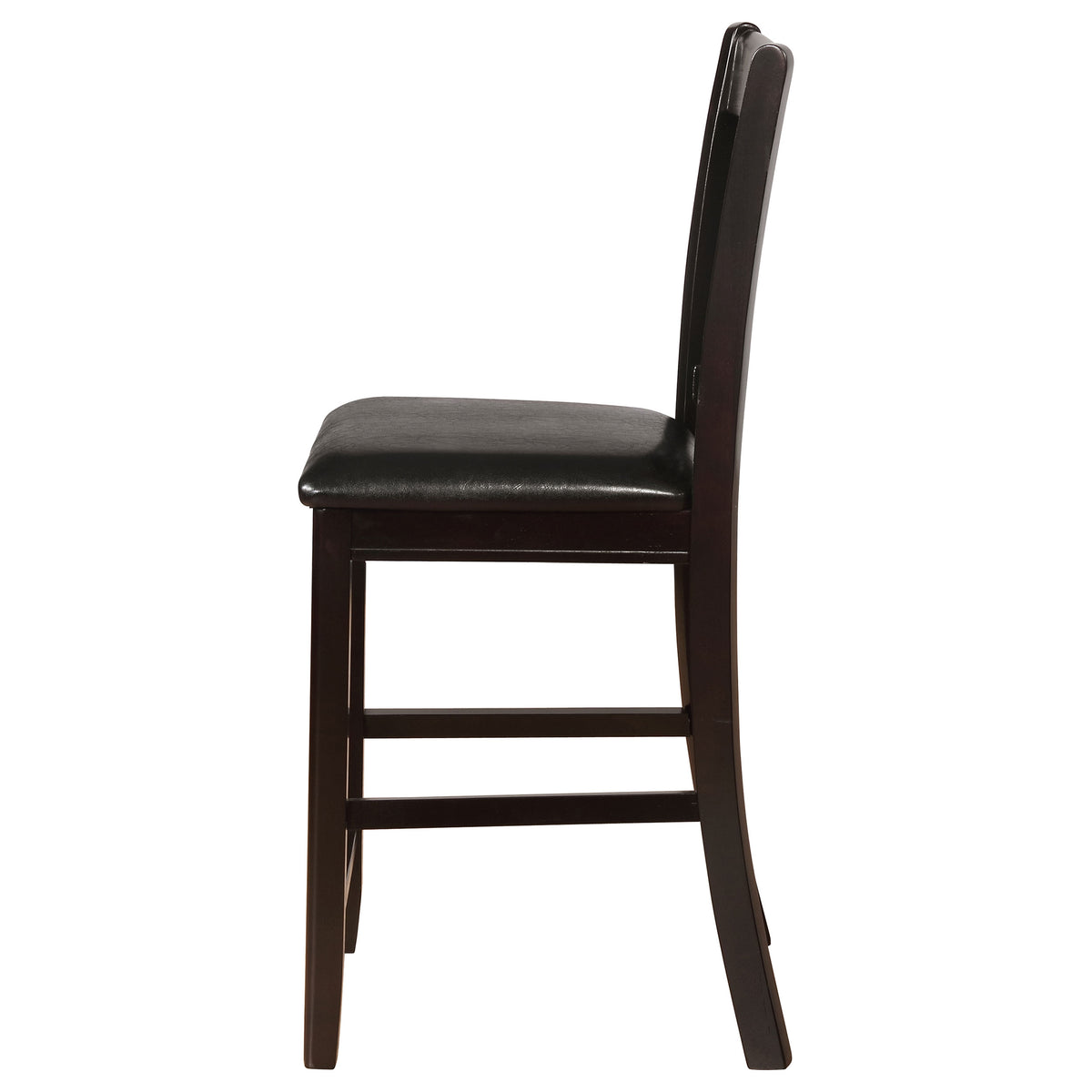 Lavon Wood Counter Height Dining Chair (Set of 2) - Black and Espresso