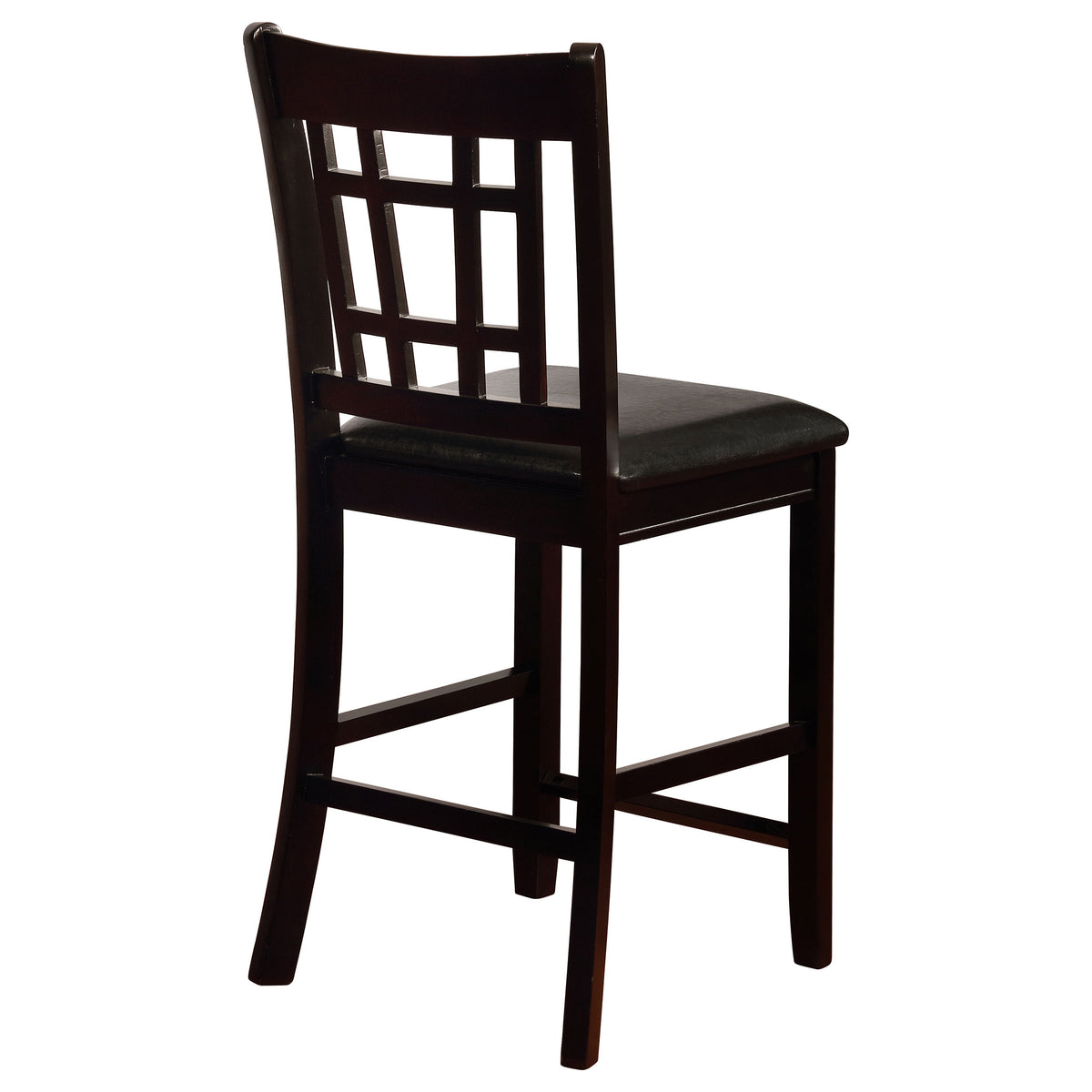 Lavon Wood Counter Height Dining Chair (Set of 2) - Black and Espresso