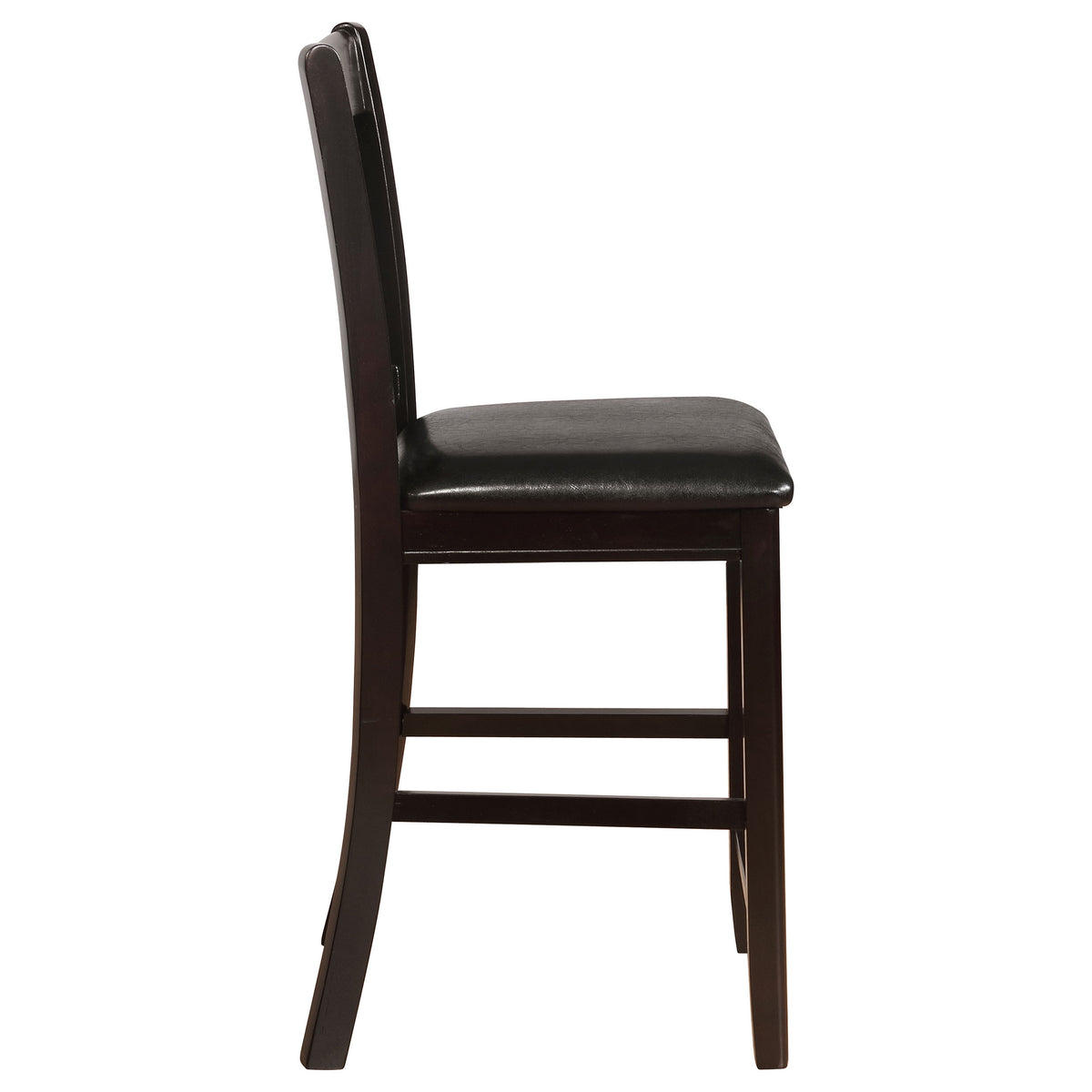 Lavon Wood Counter Height Dining Chair (Set of 2) - Black and Espresso