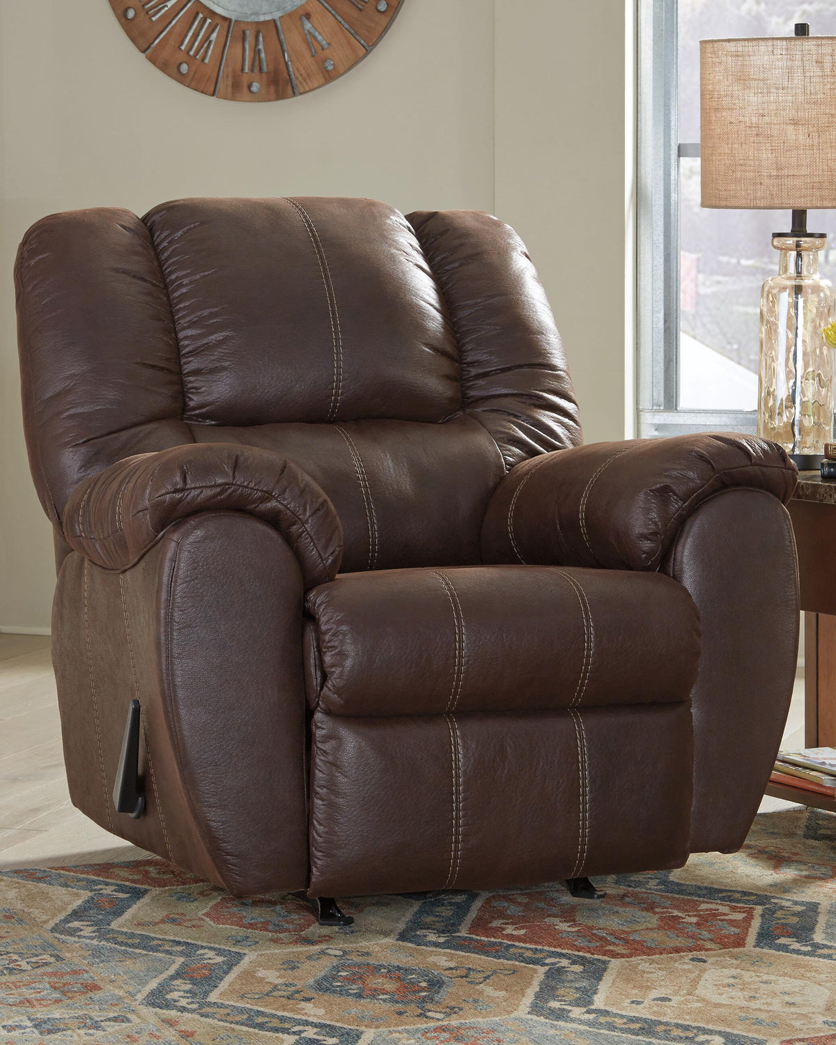 McGann Rocker Recliner Faux Leather