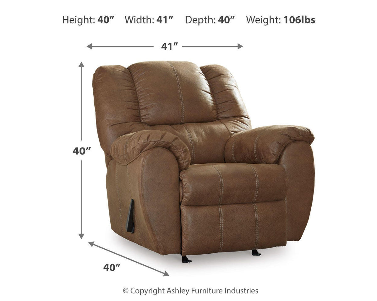 McGann Rocker Recliner Faux Leather