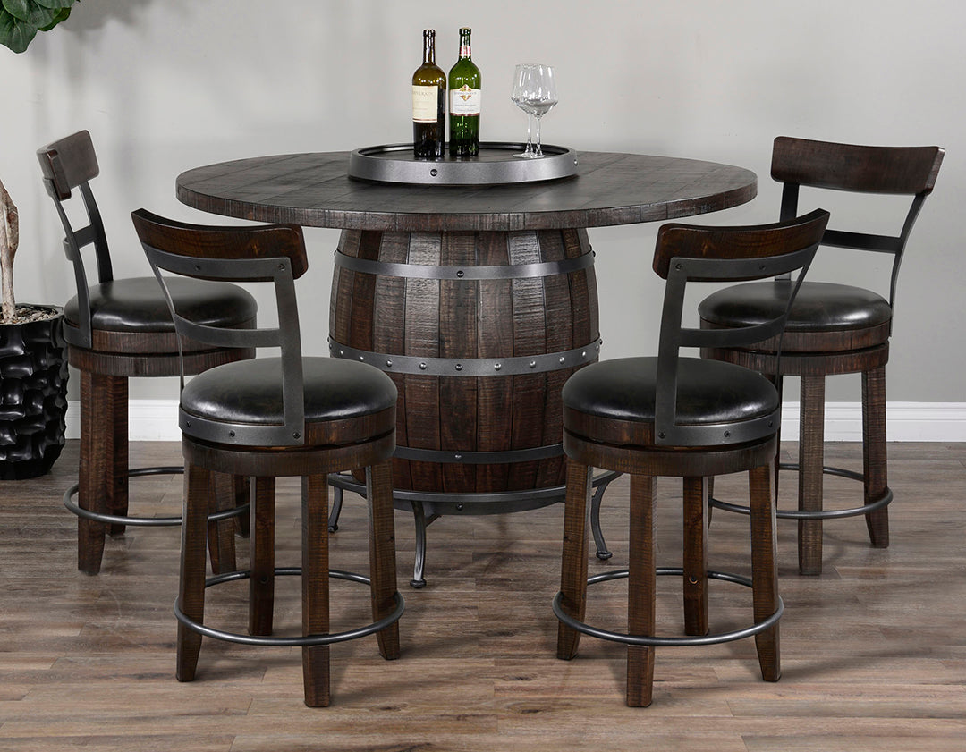 Farmstead Pub Table with 4 Chairs