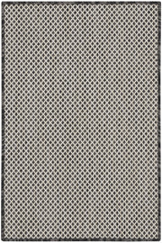 Courtyard COU01 Ivory Charcoal Rug - Rectangle