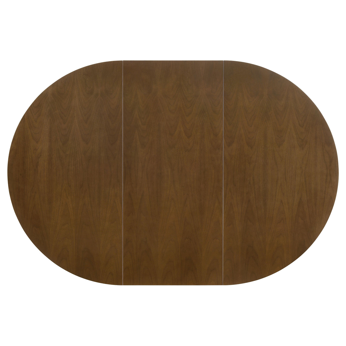 Jedda 5-piece Oval Dining Table Set Dark Walnut