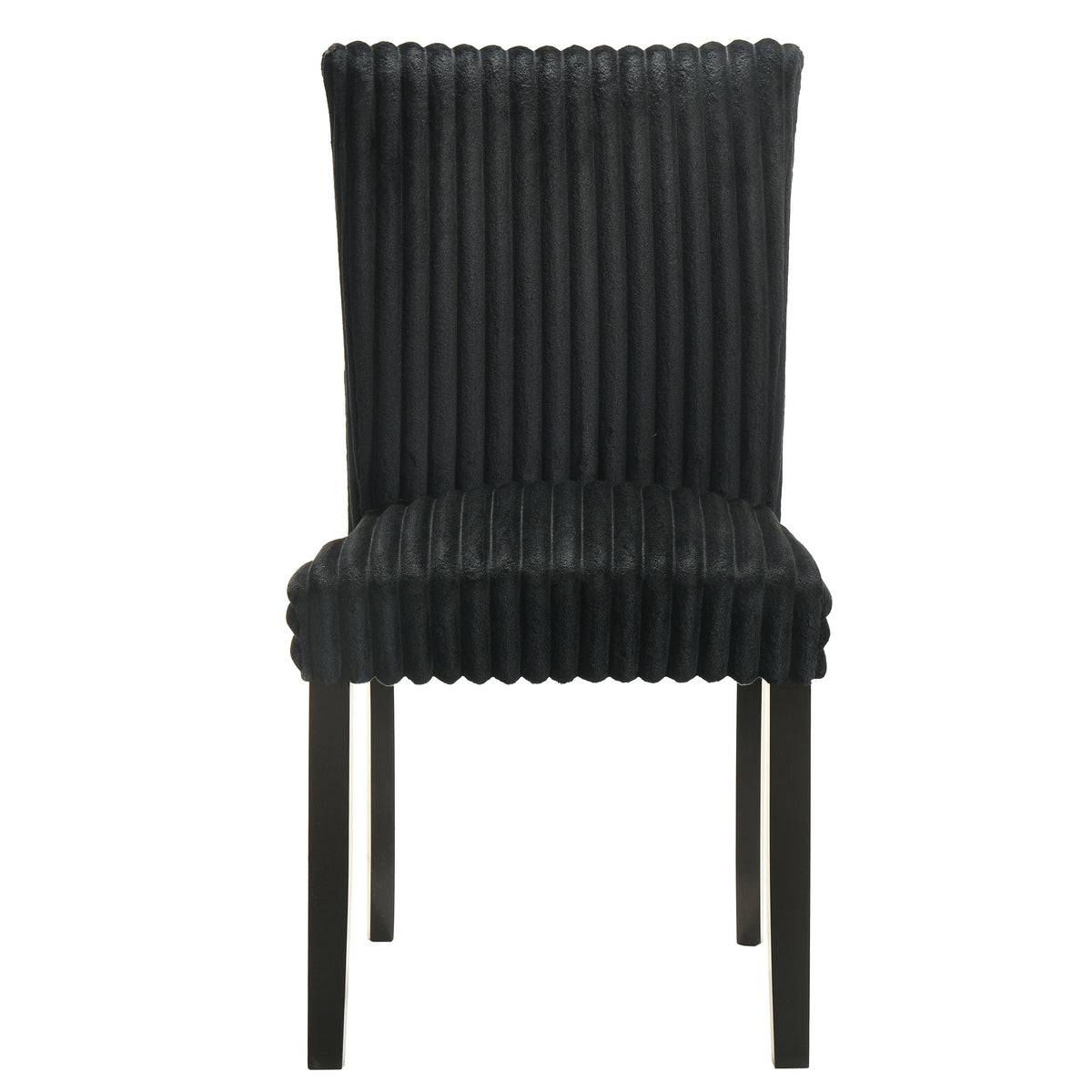 Dermott Upholstered Parson Dining Side Chair (Set of 2) - Black