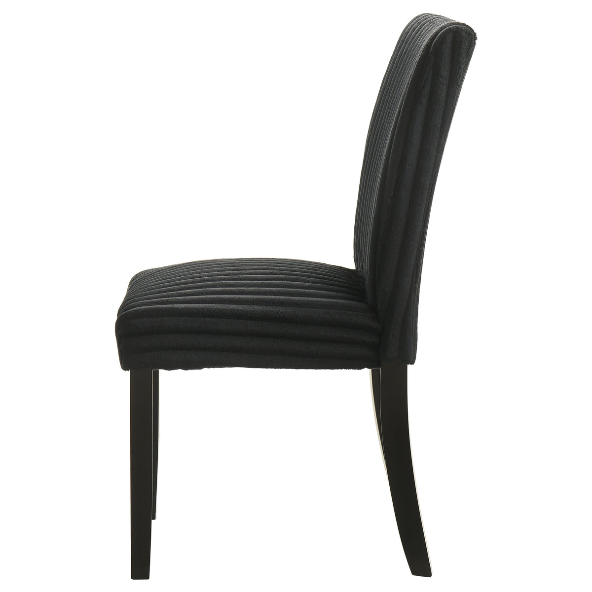 Dermott Upholstered Parson Dining Side Chair (Set of 2) - Black