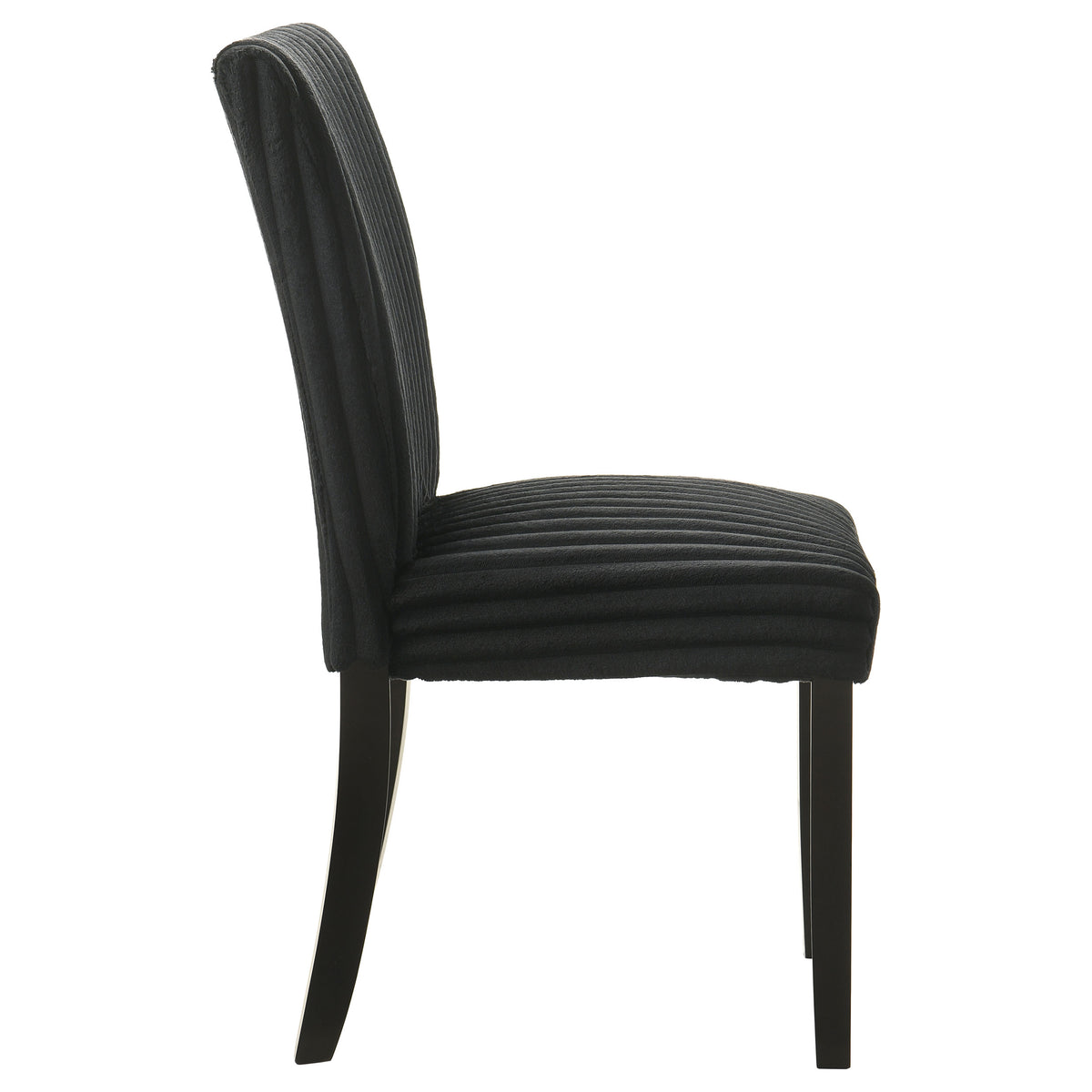 Dermott Upholstered Parson Dining Side Chair (Set of 2) - Black