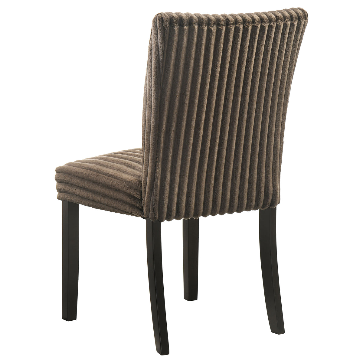 Dermott Upholstered Parson Dining Side Chair (Set of 2) - Chocolate