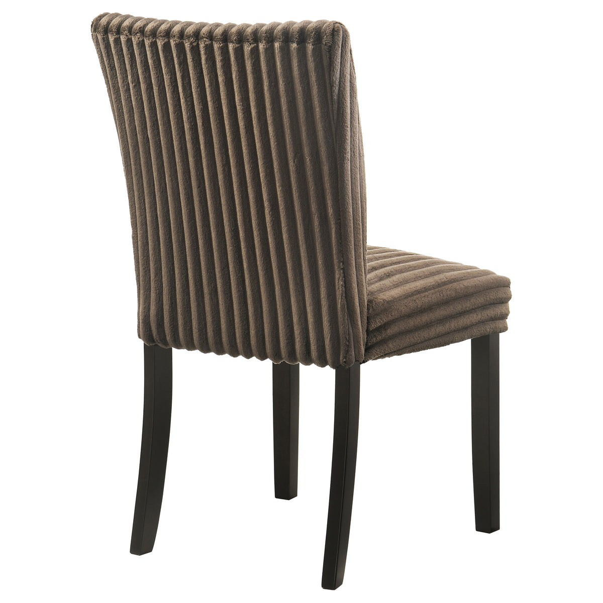 Dermott Upholstered Parson Dining Side Chair (Set of 2) - Chocolate