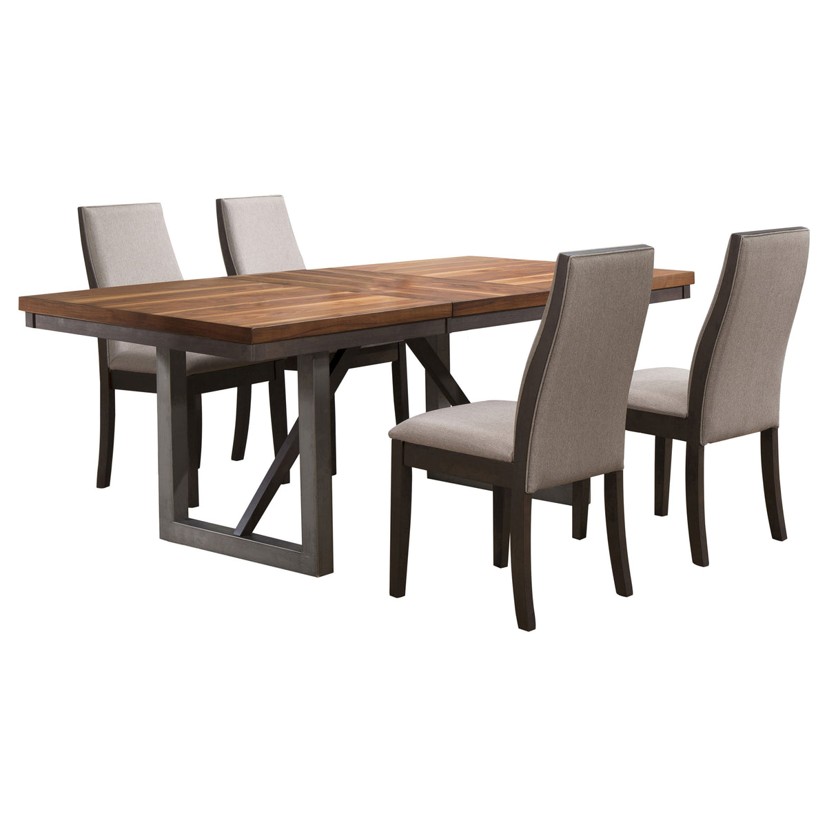 Spring Creek 5-piece Rectangular Dining Table Set - Taupe