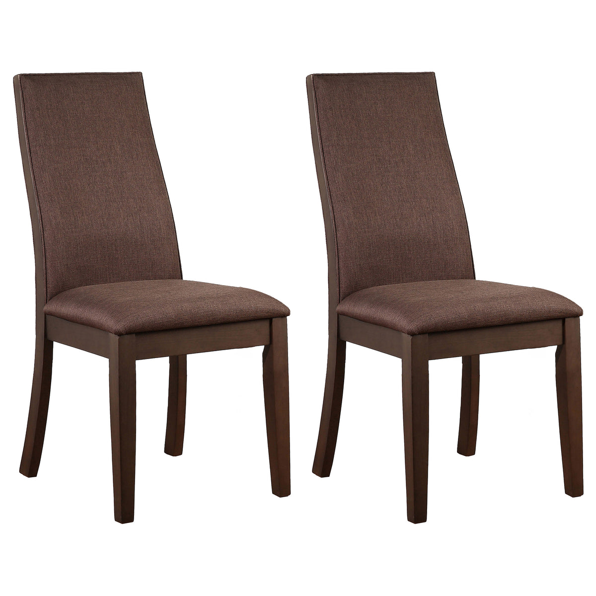 Spring Creek Upholstered Dining Chair (Set of 2) - Chocolate