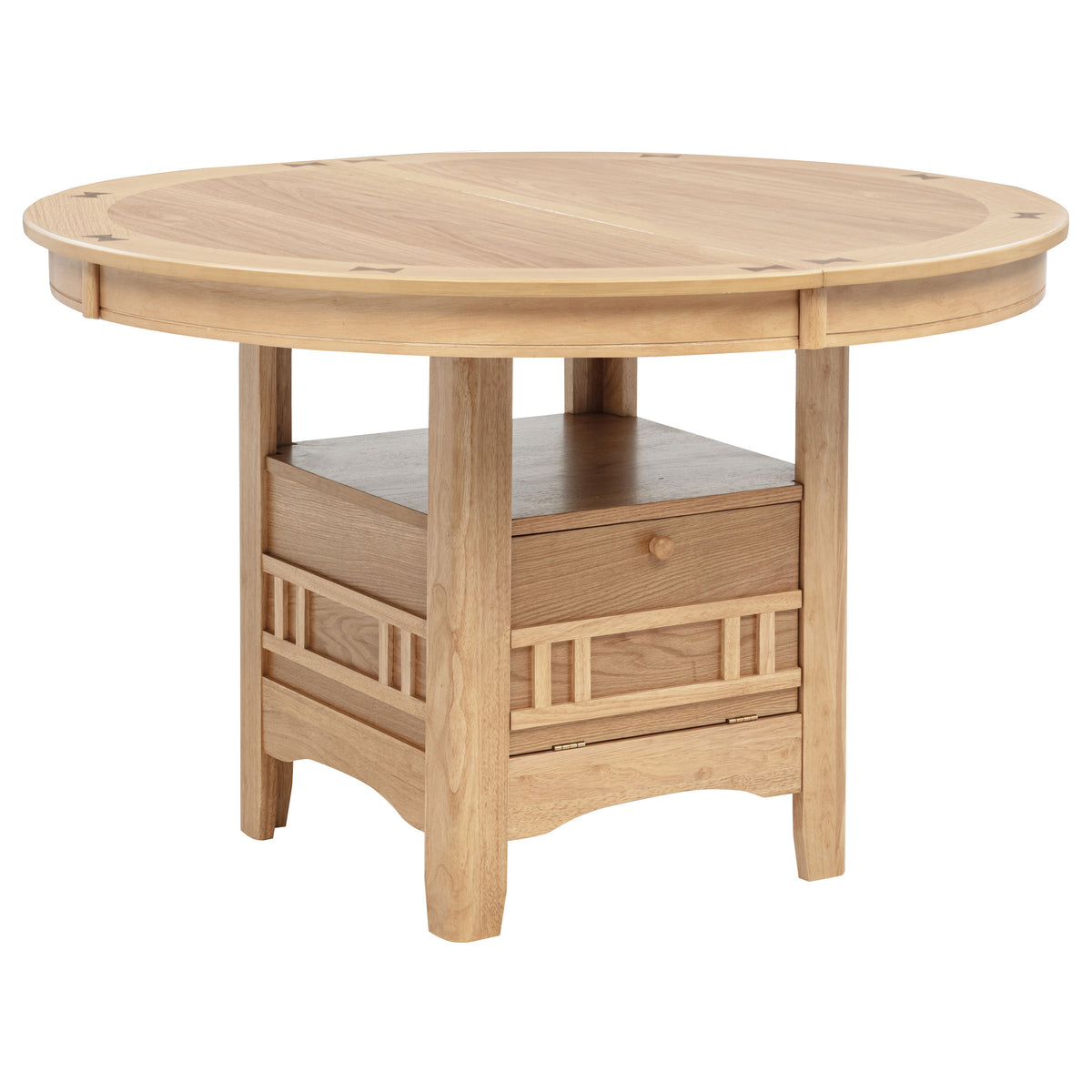 Lavon Oval 60-inch Wood Extension Leaf Dining Table - Light Oak